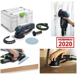 ХИТ! Эксцентриковая шлифовальная машинка с редуктором FESTOOL ROTEX RO 150 FEQ-Plus для грубого, тонкого шлифования и полирования в систейнере Systainer SYS3 M 237 576017