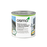 Новинка! Защитное масло-лазурь для древесины с эффектом серебра Osmo Holzschutz Öl-Lasur Effekt 1142 Графит серебро 0,22 л для наружных работ 12100241_2