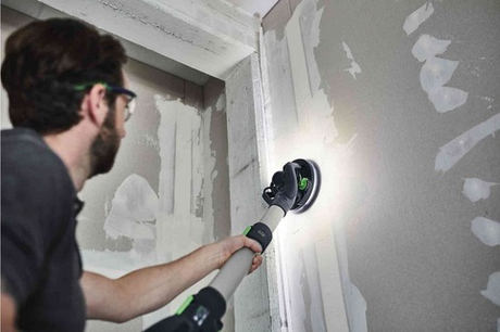 Шлифовальная машинка для стен и потолков Festool PLANEX LHS 2 225/CTM 36-Set со светодиодной подсветкой, пылеудаляющий аппарат CTM 36 E AC Planex, в систейнере SYS3 XXL 337 576698