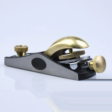 Новинка! Рубанок GOLDRATIO N 60 1 / 2, 150 мм / 35 мм Low Angle Adjustable Mouth Block Plane для работы по торцам или сложным породам древесины М00023900