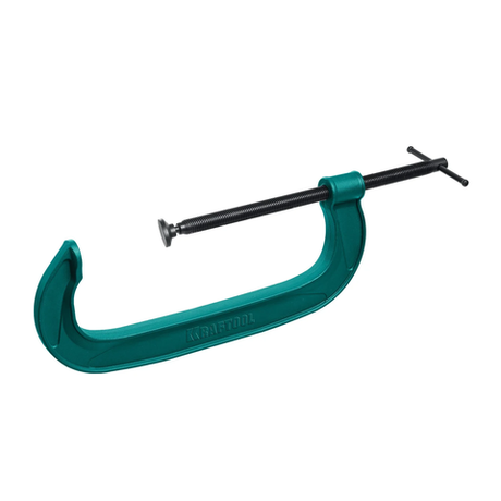 Новинка! Струбцина G - образная KRAFTOOL Extrem-300, 300 х 100 мм, сила сжатия 1130 кгс 32229-300-100