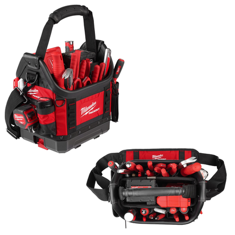 Новинка! Сумка для инструмента PRO открытая 25 см, 35 карманов PACKOUT пустая MILWAUKEE 4932493622