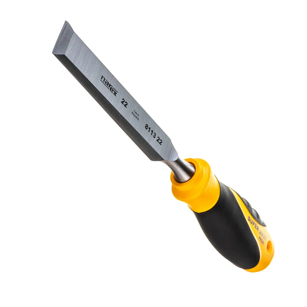Новинка! Профессиональная стамеска плоская с ручкой NAREX SUPER 2009 LINE PROFI 22 мм 811322
