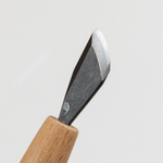 Новинка! Стамеска японская для резьбы по дереву Miki Tool Seigen N 14, косая скругленная РК, 12 мм М00019871