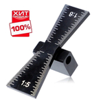 ХИТ! Шаблон для разметки соединения Ласточкин хвост 64 x 24 мм Uniqtool UTM-033D