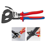 Кабелерез 320 мм с трещоткой, 60 мм (600 мм2, MCM 1200) 95 32 320 KNIPEX KN-9532320