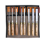 СУПЕР ХИТ! Набор стамесок 8 штук серия Волга 6, 8, 10, 12, 16, 20, 26, 30 мм в сумке - скрутке ПЕТРОГРАДЪ М00022895