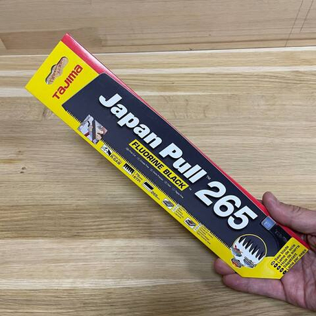 Полотно пильное TAJIMA черное для JAPAN PULL 265 мм 16 TPI GNB265FBP