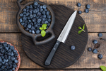 Новинка! Японский Кухонный нож Универсальный Tojiro Fuji Cutlery, длина лезвия 135 мм сталь Mo-V рукоять PBT заточка 2000 FC-1620