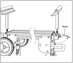 Новинка! Стол складной для торцовочных пил KRAFTOOL MSA-1200 U (1120-2650) х 765 х 970 мм, роликовые опоры, регулировка по высоте, складные ножки, с ручкой и колесами 38782-2