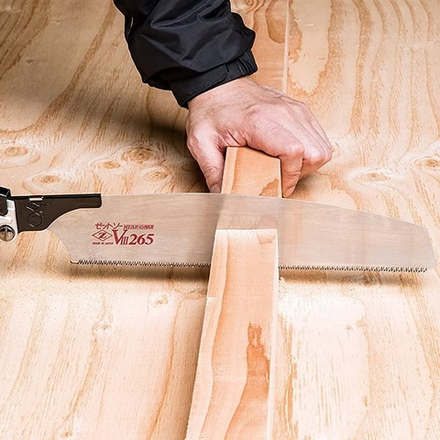 ЗИМА ДЕШЕВЛЕ ХИТ! Пила складная японская универсальная для плотников и столяров Kataba VIII 265 15 TPI 265 мм толщина 0,6 мм ZetSaw 18401