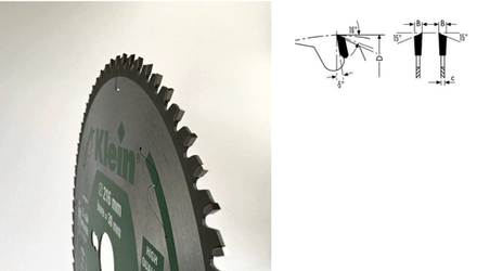 Новинка! Пильный диск Klein AR Professional тонкий 216 х 2,3 / 1,6 х 30 Z 60 WZ NEG, подходит для пил FESTOOL AR217.06030