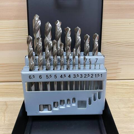 Новинка! Набор из 19 шт сверл спиральных по металлу RUKO HSS-G TERRAX by 1-10 мм, в кейсе A214214
