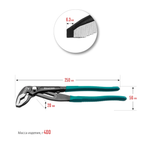 Новинка! Набор 4 предмета: губцевый инструмент KRAFTOOL. Плоскогубцы комбинированные 180 мм, Бокорезы 160 мм, Тонкогубцы 200 мм, Клещи переставные 250 мм в кейсе 22012