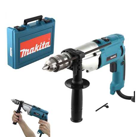 Новинка! Дрель ударная сетевая Makita HP 2070 1,01 кВт двухскоростная HP2070