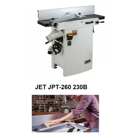 Фуговально - рейсмусовый станок профессиональный 2,6 кВт 230 В JET JPT-260 10000289M