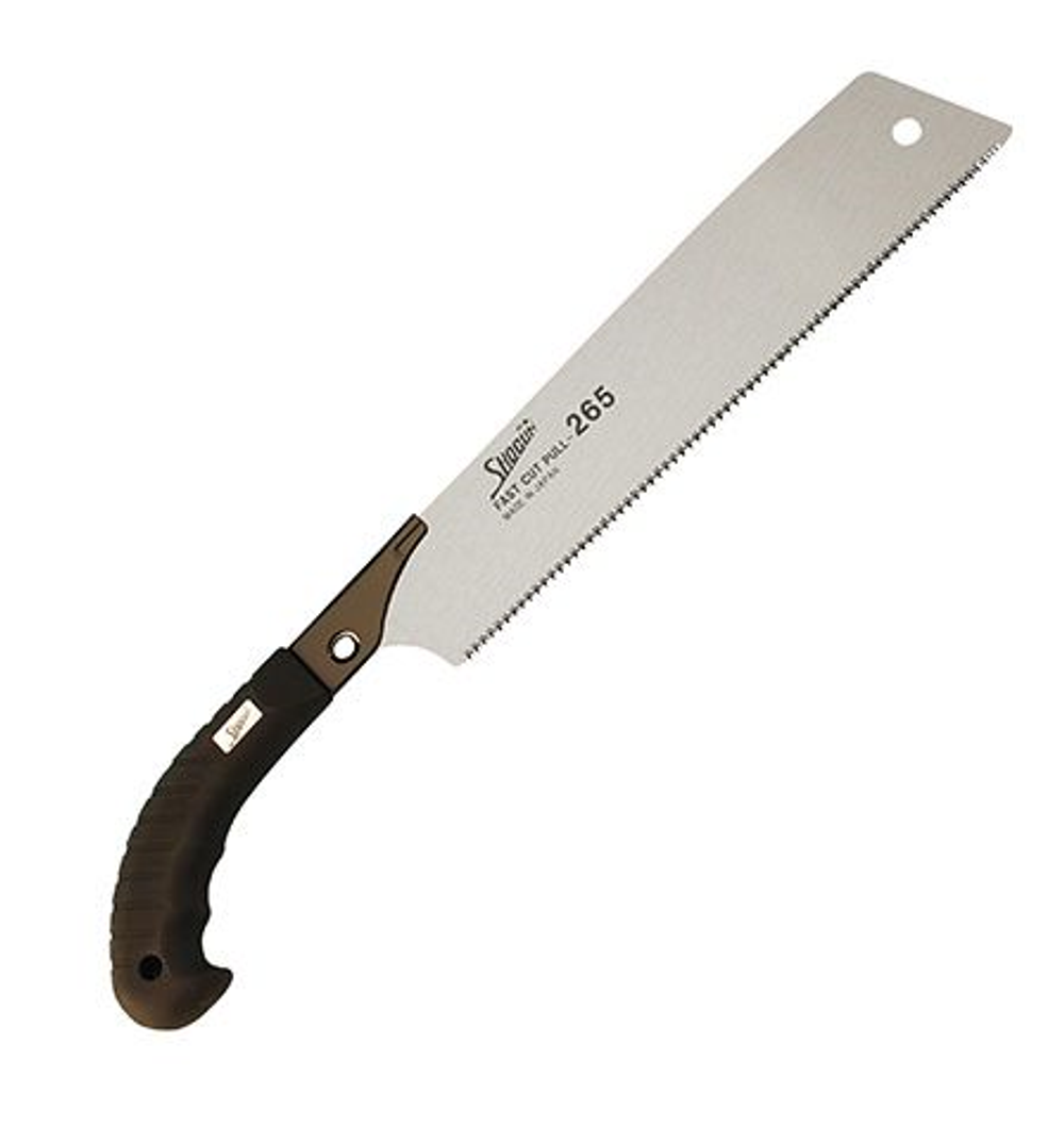 УСПЕЙТЕ КУПИТЬ ХИТ! Японская пила столярная безобушковая Shogun Cross Cut Saw 265 мм (шаг 1.75 мм) пистолетная рукоять MT PIS-265 М00009187