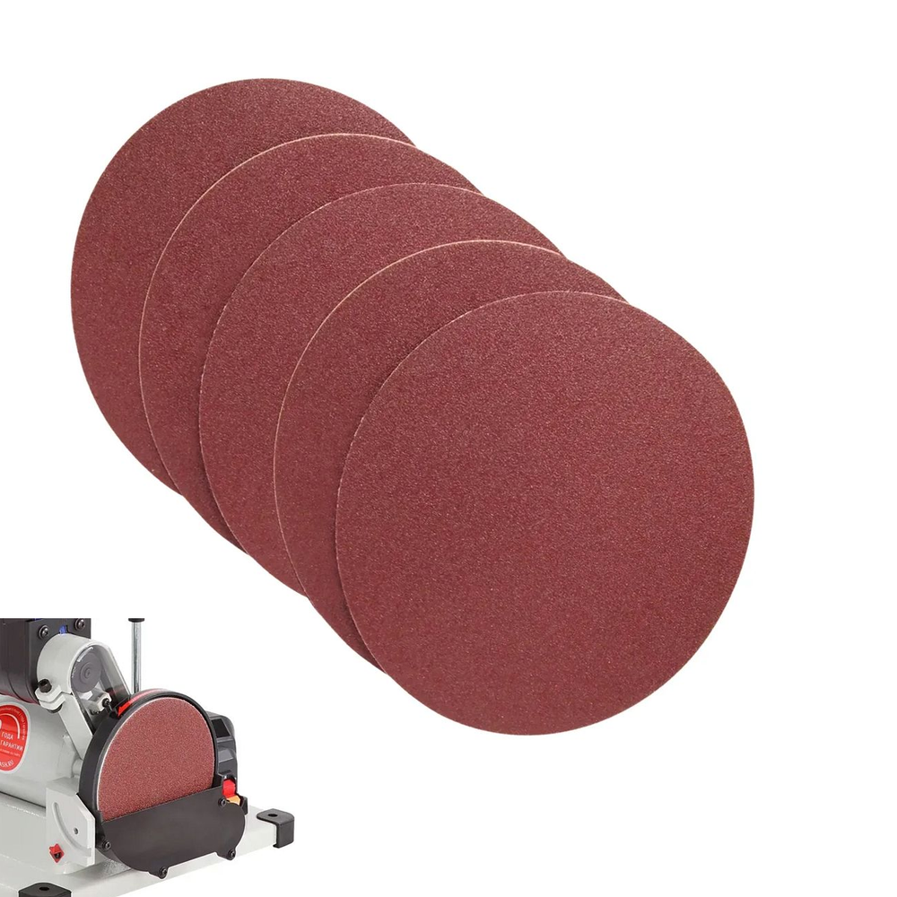 Новинка! Круги шлифовальные 5 шт. BELMASH 150 мм Р150 для установки на шлифовальных станках BDG 100/152, BDG 100/152L SD038H