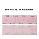 Шлифовальные полоски 50 шт SUN NET X313T 70 х 420 мм на липучке сетка P 120 SUNMIGHT 82308-50