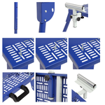 Новинка! Подставка стальная универсальная складная BELMASH WM-150U, 5 фиксированных положений высоты рабочей поверхности от 785 до 1010 мм, для торцовочной пилы D153A