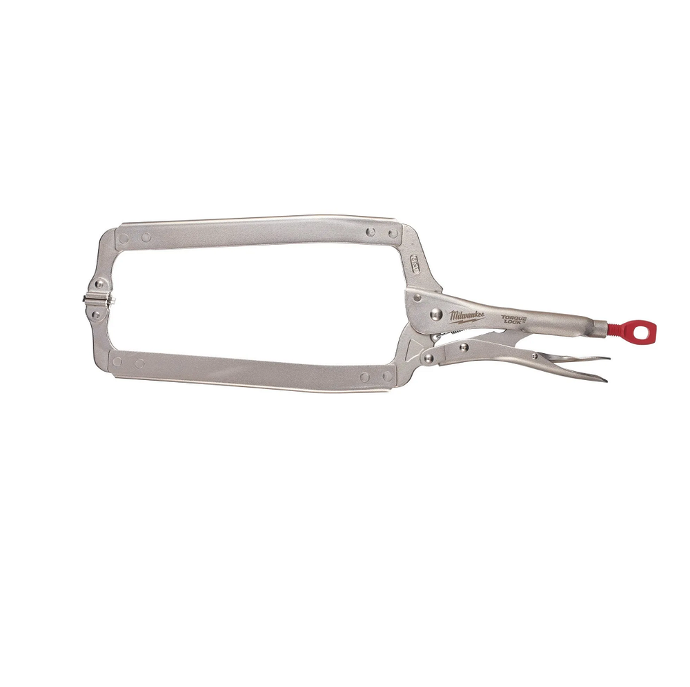 Новинка! Зажим - струбцина Milwaukee TORQUE LOCK GEN II тип С, с шарнирными плоскими губками 480 мм (18") для сварки 4932472261