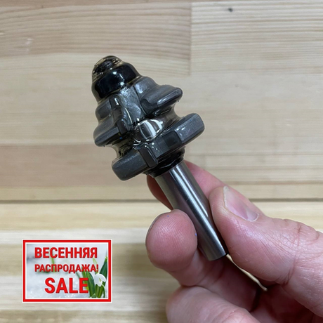 ВЕСЕННЯЯ РАСПРОДАЖА! Фреза концевая для мебельных фасадов D41 B22 хвостовик 12 подшипник WPW RG20002