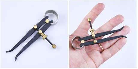 Новинка! Кронциркуль GOLDRATIO Premium пружинный, для внутренних измерений 75 мм М00023649