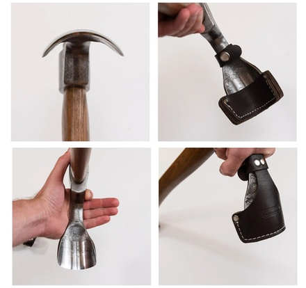 Тесло плотницкое N 1 полукруглая РК, ДВУСТОРОННЯЯ заточка, топорище N 9 в чехле ПЕТРОГРАДЪ М00014219