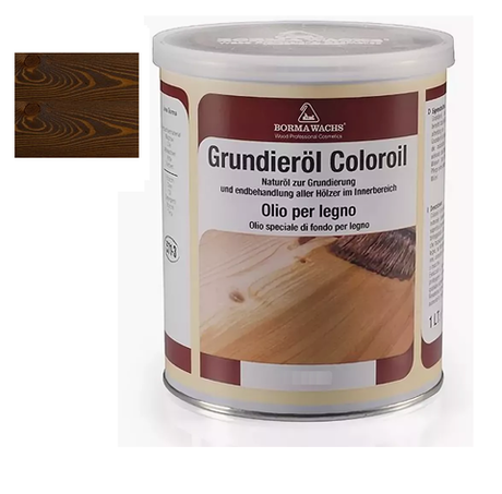Масляное покрытие для полов и паркета Grundierol 1 л цвет 14 дуб антик для внутренних работ Borma R3910-14