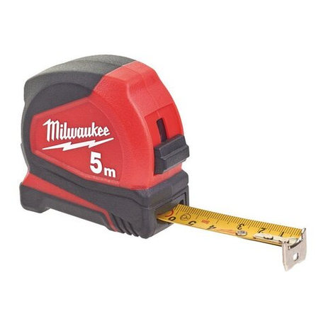 Рулетка длина 5 м ширина 19 мм компактная PRO COMPACT TAPE MEASURE C5/19 MILWAUKEE 4932459592