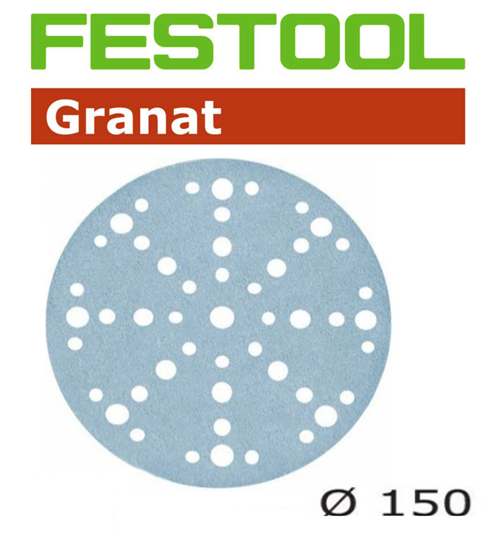 ХИТ! Шлифовальные круги Festool Granat STF D150/48 P220 GR/100 упаковка 100 шт 575167