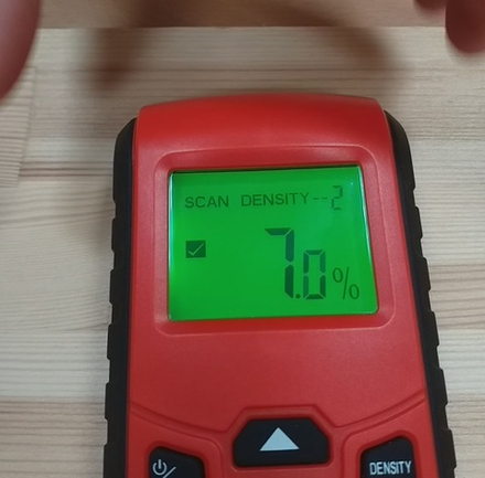 Влагомер индуктивный бесконтактный 10 градаций плотности древесины Woodwork MT-02