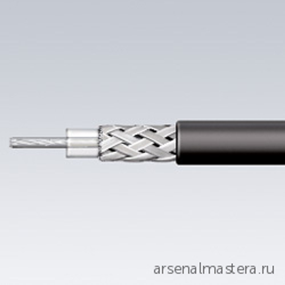 АКЦИЯ ЛЕТНИЕ СКИДКИ! Стриппер 105 мм для коаксиального кабеля, RG 58 / 59 / 62, SB KNIPEX KN-166005SB