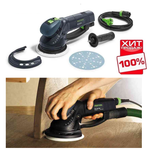 УСПЕЙТЕ КУПИТЬ ХИТ! Эксцентриковая шлифовальная машинка с редуктором FESTOOL RO 150 FEQ ROTEX 575066