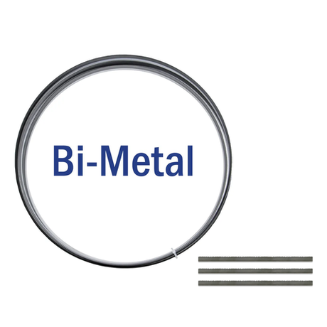Новинка! Полотно пильное биметаллическое по металлу BELMASH 13 x 0,65-6/10TPI х 1735 PP327A