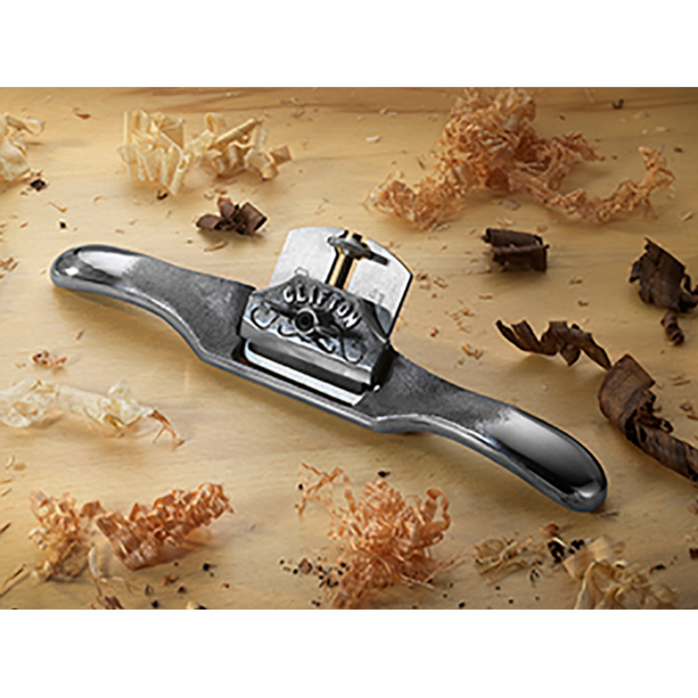 Стружок с выпуклой подошвой Clifton N650 Curved Bottom Straight Spokeshave, длина 245 мм, ширина ножа 52 мм, угол заточки 25 гр. М00013351