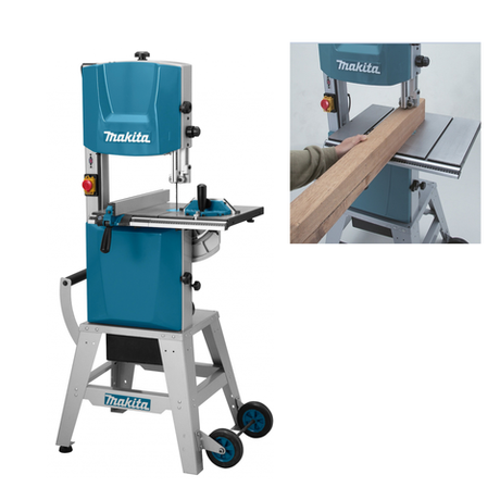 Новинка! Ленточная пила стационарная Makita 220В 0,9 кВт, угол наклона стола 45 град, лента 2240х0,5х13 мм LB1200F