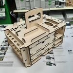 Вкладыш органайзер деревянный (подходит для систейнера Festool  SYS3 M 337) ArMa-18