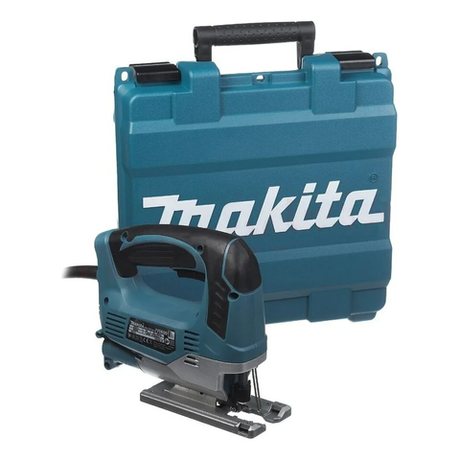 Электрический лобзик Makita 0,65 кВт с маятниковым ходом, в кейсе JV0600K