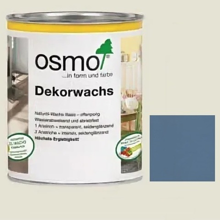 Масло цветное Osmo 3152 Синее 0,75 л Dekorwachs Deckend для внутренних работ Osmo-3152-0,75 10100050