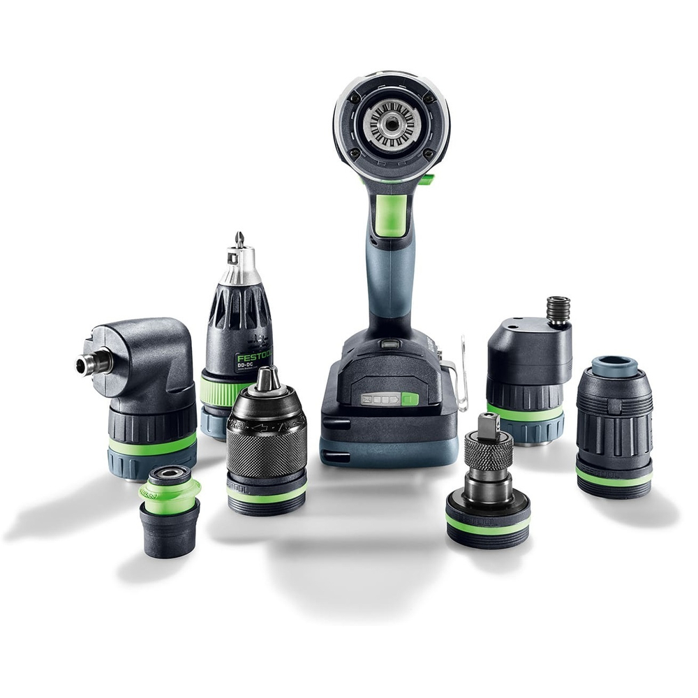 Аккумуляторная ударная дрель - шуруповёрт QUADRIVE TPC 18/4 5,0/4,0 I-Plus FESTOOL 577651