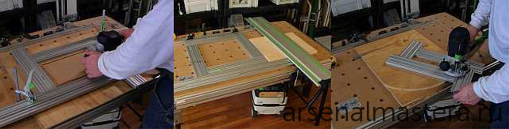 Фрезерный шаблон, комплект FESTOOL MFS 400 492610