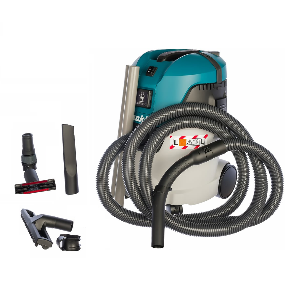 Новинка! Универсальный пылесос Makita 25 л, класс пыли L, сухая и влажная уборка, можно подключить электроинструмент до 2,6 кВт VC2512L