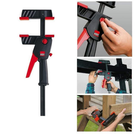 Новинка! Струбцина для работы одной рукой DuoKlamp DUO 450/85, 1.2 кН BESSEY BE-DUO45-8