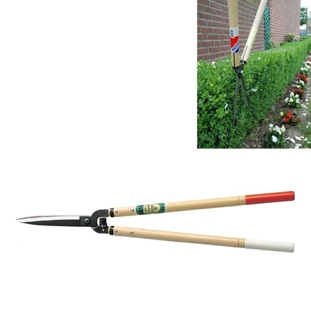 Японские Ножницы садовые крупные для живой изгороди 205-K с Амортизатором, работа на высоте до 2,5 м, Лезвие 175 мм Okatsune М00013583