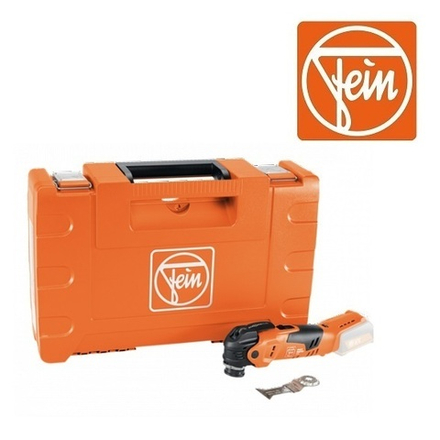 Новинка! Инструмент универсальный аккумуляторный MultiMaster AMM 300 Plus Select 12 В , Универсальное пильное полотно E-Cut 44 мм, в кейсе 7 129 32 62 00 0 Fein 71293262000