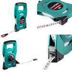 Новинка! Мерная лента геодезическая стальная KRAFTOOL EXTREM 50 м 34185-50