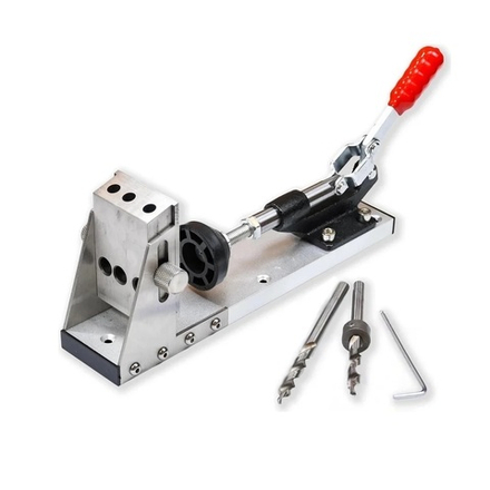 Новинка! Кондуктор для сверления под углом. Толщина зажимаемой заготовки 0 - 35 мм. Аналог Kreg GOLDRATIO М00021511