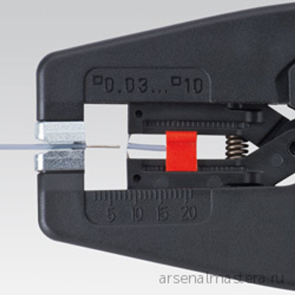 Стриппер автоматический 195 мм, MultiStrip 10, 0.03 - 10 мм2 AWG 32-8, 12 42 195 KNIPEX KN-1242195