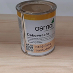 ХИТ! Цветное масло прозрачное Osmo 3136 Береза 0,125 л Dekorwachs Transparent Tone для внутренних работ Osmo-3136-0,125 10100094